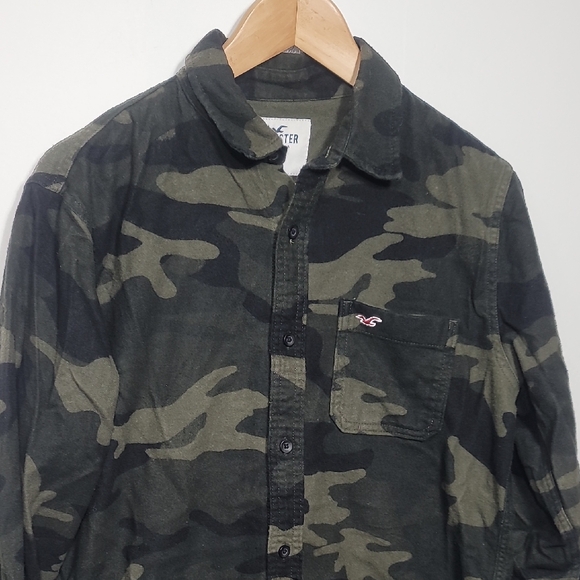 Hollister Other - Hollister Men's Camouflage Shirt Flannel Button Down